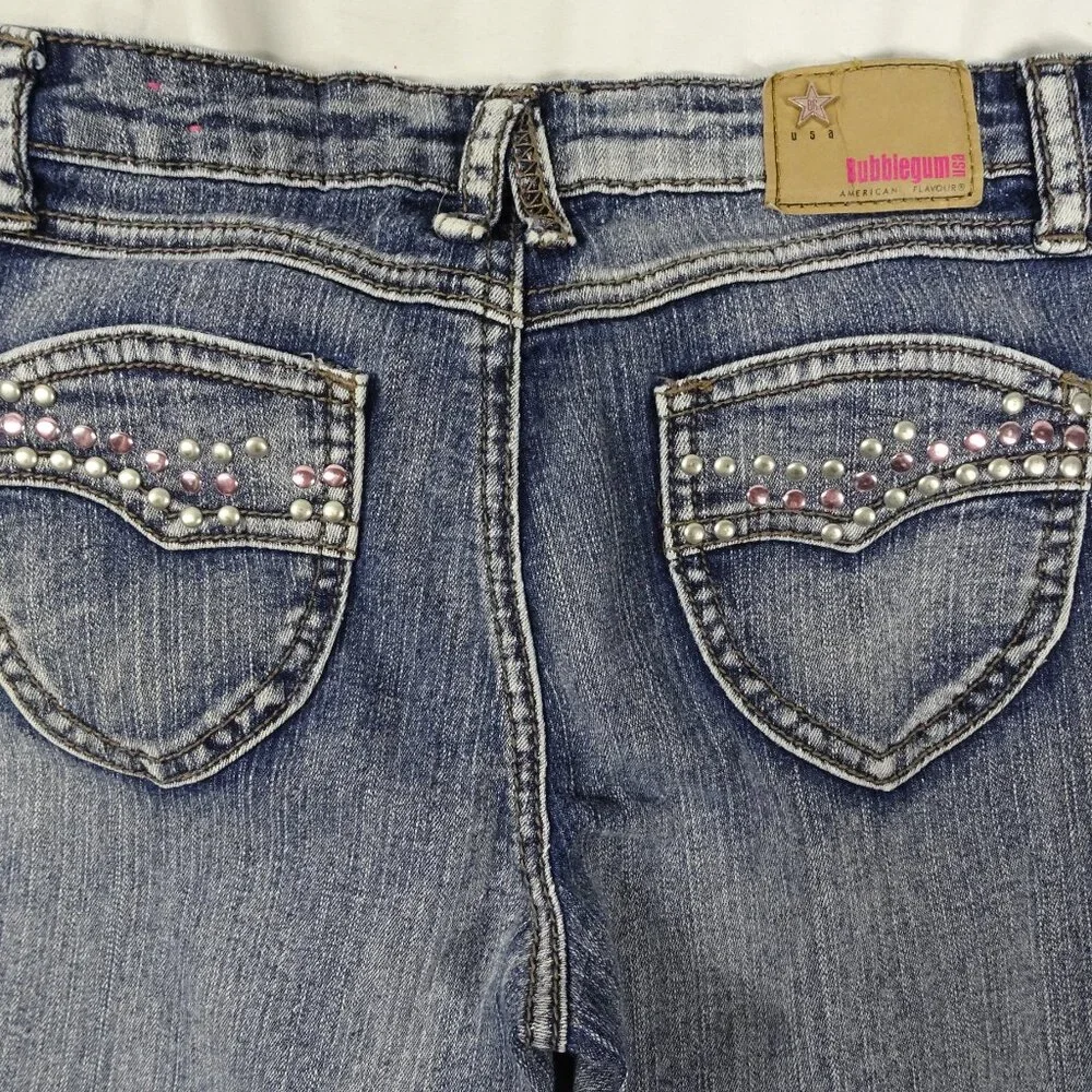 Y2K Bubblegum Girls Youth Jeans Size 12